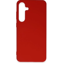 Ilkeshop Newface Samsung Galaxy Uyumlu S24 Plus Kılıf First Silikon - Kırmızı