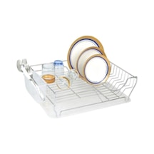 Metal Select Düz Tabaklık Bulaşıklık Krom Kaplama Metal Sepet Plastik Tepsi Nocolor-0431cf8e