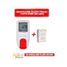 Fasttest Hblyzer Hemoglobin Ölçüm Cihazı ve 1 Kutu Strip Fasttest Hblyzer Hemoglobin Ölçüm Cihazı ve 1 Kutu Strip