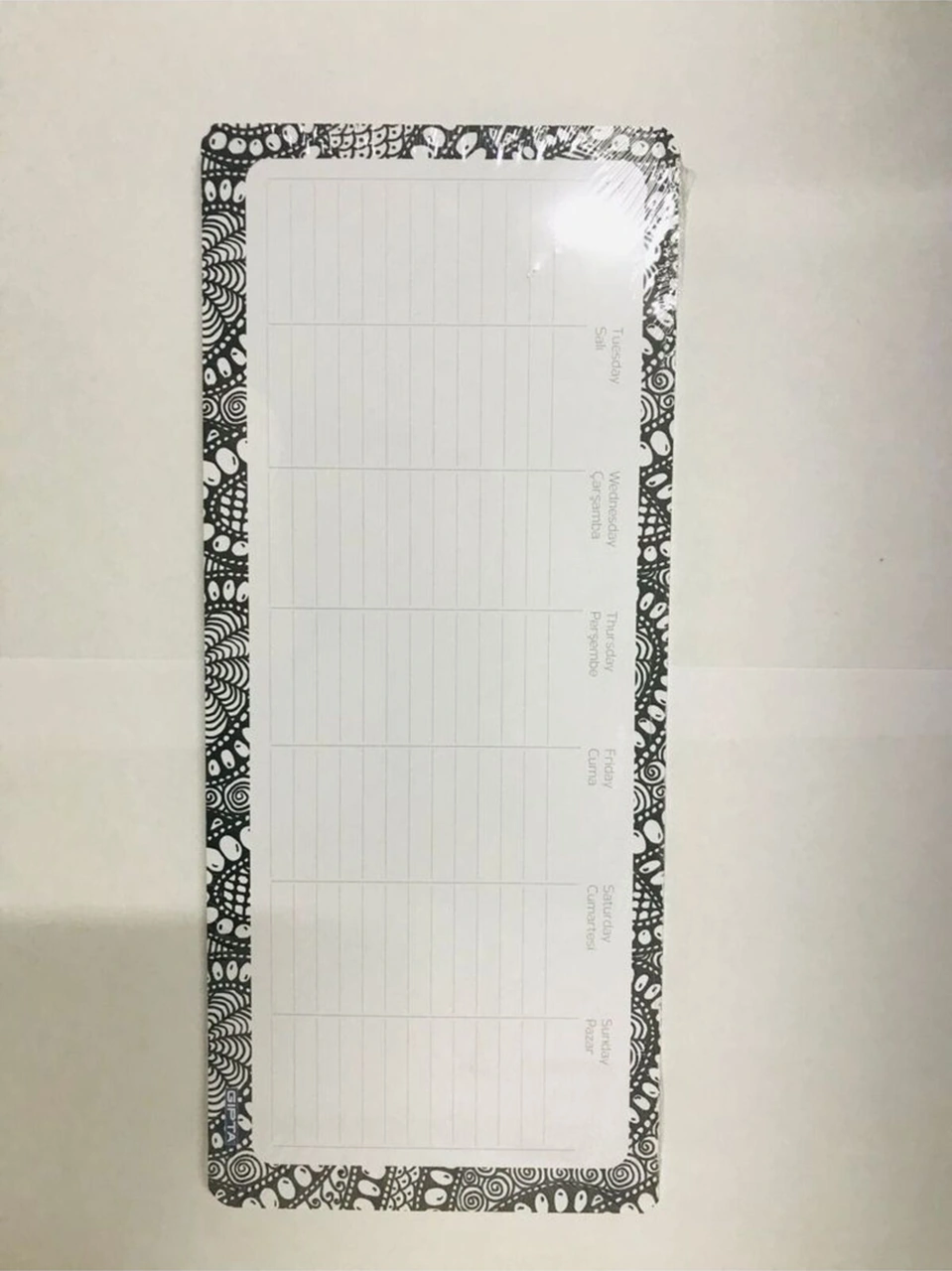 28x12cm Haftalık Plan Defteri 52 Sayfa Diğer