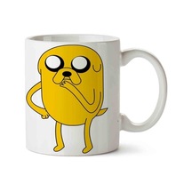 Adventure Time Jake The Dog Finn The Human Ice King Porselen Kupa Bardak Beyaz