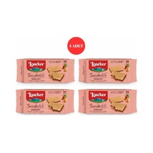 Loacker Sandwich Hazelnut - Fındıklı Krema Dolgulu Çıtır Gofret 25 G 4 Adet