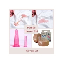 Yüz Yoga Seti Pembe Kuvars, Face Yoga Set Karışık