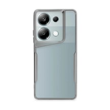 Xiaomi Redmi Note 13 Pro 4g Kılıf Boyi Silikon Kapak - Gümüş -