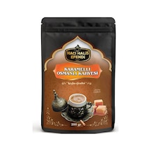 Hacı Halis Efendi Karamelli Osmanlı Kahvesi 200 Gr Yumuşak İçimli Doypack Paket Öğütülmüş