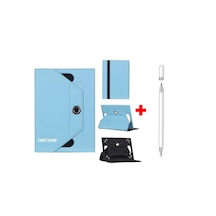 Redmi Pad Pro 12 İnç Uyumlu Kılıf Universal Standlı + Dokunmatik Tablet Kalem Stylus Kapaklı Kılıf