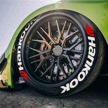 3d Lastik Yazısı Beyaz Hankook 4 Adet