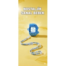 Kordonlu Figürlü Sanal Bebek Oyuncağı Nostaljik Mini Elektronik Oyun 3 Farklı Model Ve Renk