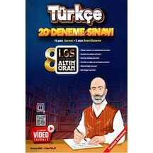 Altın Oran 8.Sınıf Türkçe 20 Deneme Tamamı Video Çözümlü