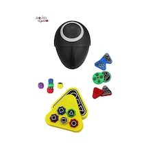 Squid Game Yuvarlak Maske + Kutulu Squid Game Gonggi Squid Game 5 Taş Oyuncak Beştaş