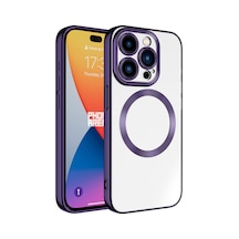 Apple Uyumlu iPhone 15 Pro Max Kılıf Magsafe Wireless Şarj Özellikli Zore Setro Silikon