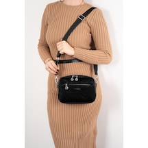 Silver Polo Sp1162 Kadın Çapraz Çanta Fashion Siyah-siyah