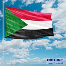 Sudan Bayrağı - 100x150 Cm 1 Metre X 1,5 Metre - Raşel Kumaş 1
