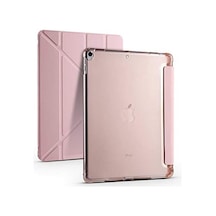 Undeplus İpad 9. Nesil 10.2 İle Uyumlu Kılıf Kalem Bölmeli Trifolding A2602 A2603 A2604 A2605 Rose