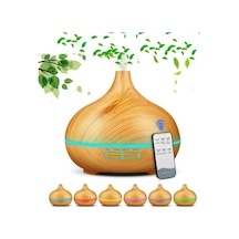 Torvi Uzaktan Kumandalı 550 Ml Aroma Difüzörü Ultrasonik Hava Nemlendirici 7 Renk Led
