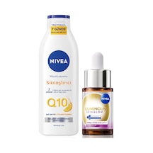 Skin Glow Anında Aydınlatıcı Serum 15ml Ve Q10 Sıkılaştırıcı Vücut Losyonu 250ml