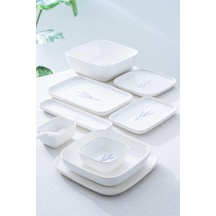 Lavande 6 Kişilik 45 Parça Kahvaltı & Yemek Takımı Beyaz