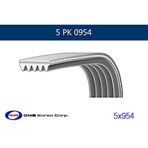 GMB 5PK0954 V Kayışı Accord 90-93 F20 F22 Klimasız 5Pk954