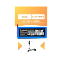 Onvo Rx-04 2400w Batarya Mega Kapasite 52v 35.000mah Elektrikli Scooter Bataryası Çok Renkli