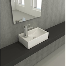Bocchi Milano Dar Sol Lavabo 1418-002-0126 Mat Beyaz