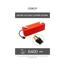 Xiaomi Vacuum Cleaner Global Sdjqr02rr Robot Süpürge Uyumlu Batarya 6400 Mah - Muadil Ürün