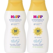 Hipp Babysanft 30 Faktör Bebek Güneş Sütü 200 ML x 2