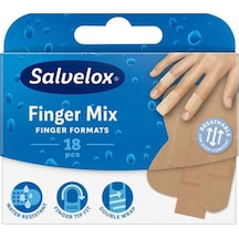 Salvelox Finger Mix Parmaklarla Uyumlu Yara Bandı 18 Adet