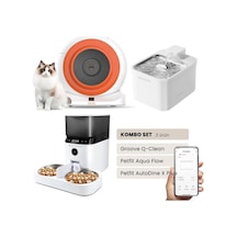 Groove Q-clean Akıllı Otomatik Kedi Tuvaleti Turuncu - Petfit Aqua Flow Akıllı Bataryalı Su Pınarı Çeşmesi + Petfit Autodine X Plus Akıllı Otomatik Mama Kabı Bundle Groove Q-clean Akıllı Otomatik Kedi Tuvaleti Turuncu - Petfit Aqua Flow Akıllı Bataryalı Su Pınarı Çeşmesi + Petfit Autodine X Plus Akıllı Otomatik Mama Kabı Bundle