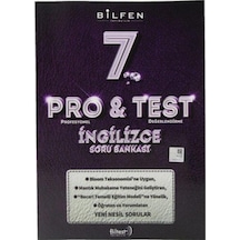7.Sınıf Pro&Test İngilizce Soru Bankası -  Bilfen Yayınları