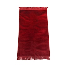 Desensiz Kadife Seccade Bordo Bordo