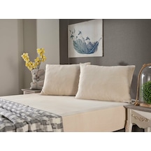 Doqu Home Penye Çarşaf Takımı Çift Kişilik - Krem