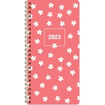 2023 8x16 Haftalık Cep Ajandası - Minik Papatya Pembe