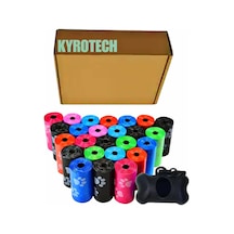 Kyrotech 8 Rulo Köpek Kaka Poşeti, Taşıma Çantası Hediyeli, Kaka Poşeti Çantası, Kaka Torbası,