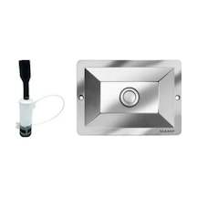 8cm Degısım Kıtı Büyük Panel Parlak Krom 15011-pb Beyaz