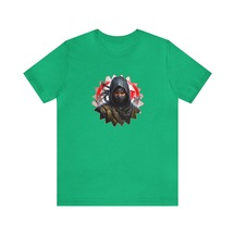 T-shirt Cin Ninja Baskılı Yeşil Tişört