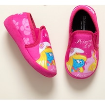 Gigi Pembe Şirinler Kız Bebek Panduf Ev Ayakkabı Pembe