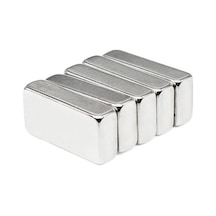 5 Adet Neodyum Mıknatıs Dikdörtgen 20x10x5 Mm