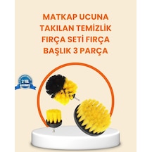 Znv Zenvia Mey İthalat Matkap Ucu Fırça Seti Halı Fayans Zemin Temizliği Znv2025 Cmn