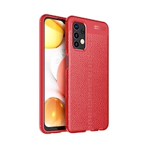 Samsung Galaxy  Uyumlu,  A32 Kılıf Auto Focus Kapak - Kırmızı