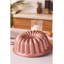 Eda Papatya 26 cm Döküm Granit Kek Kalıbı Rose