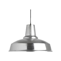 Modern Paslanmaz Krom Inox Metal Sarkıt Mutfak Avize 35 Cm Siyah