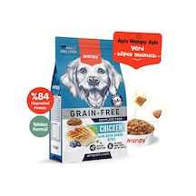 Wanpy With Oven Baked Bites Tavuklu Tahılsız Yetişkin Köpek Maması 1500 G