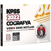 Kpss Coğrafya Video Ders Notları 2022 - Benim Hocam Yayınları