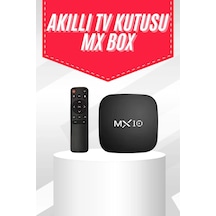 Mey İthalat Mx Box Android Tv Media Sound 4k Ultra Hd Görüntü Kaliteli Renkli