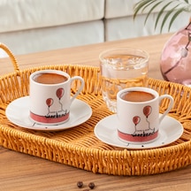 Porsima 03 Porselen 12 Parça Türk Kahve Fincan Takımı 90ml