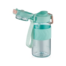 Shotay St-7234 600ml Turkuaz Pipetli Tritan Matara Turkuaz
