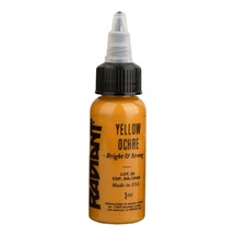 Yellow Ochre Radiant Dövme Boyası 30ml Doğal Hardal Sarısı Profesyonel Tattoo Ink