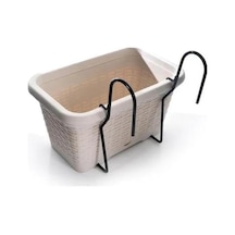 Tr So-hb01a Askılı Hasır Desen Balkon Saksı 6.5 Litre No 1 Diğer