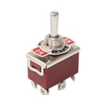 Tooggle Switch Büyük Boy (On)-Off-(On) 6P Vidalı Yaylı