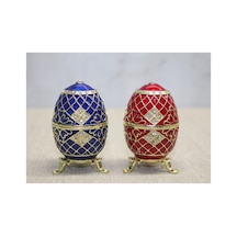 4 Adet Yumurta Figür Masaüstü Süsleme, Küçük Boy 8,5 Cm, Dekoratif Egg Ornament Ev Ve Ofis İçin